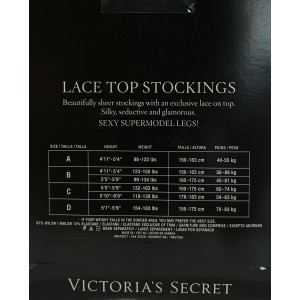 Панчохи Victoria's Secret Lace Top Stockings