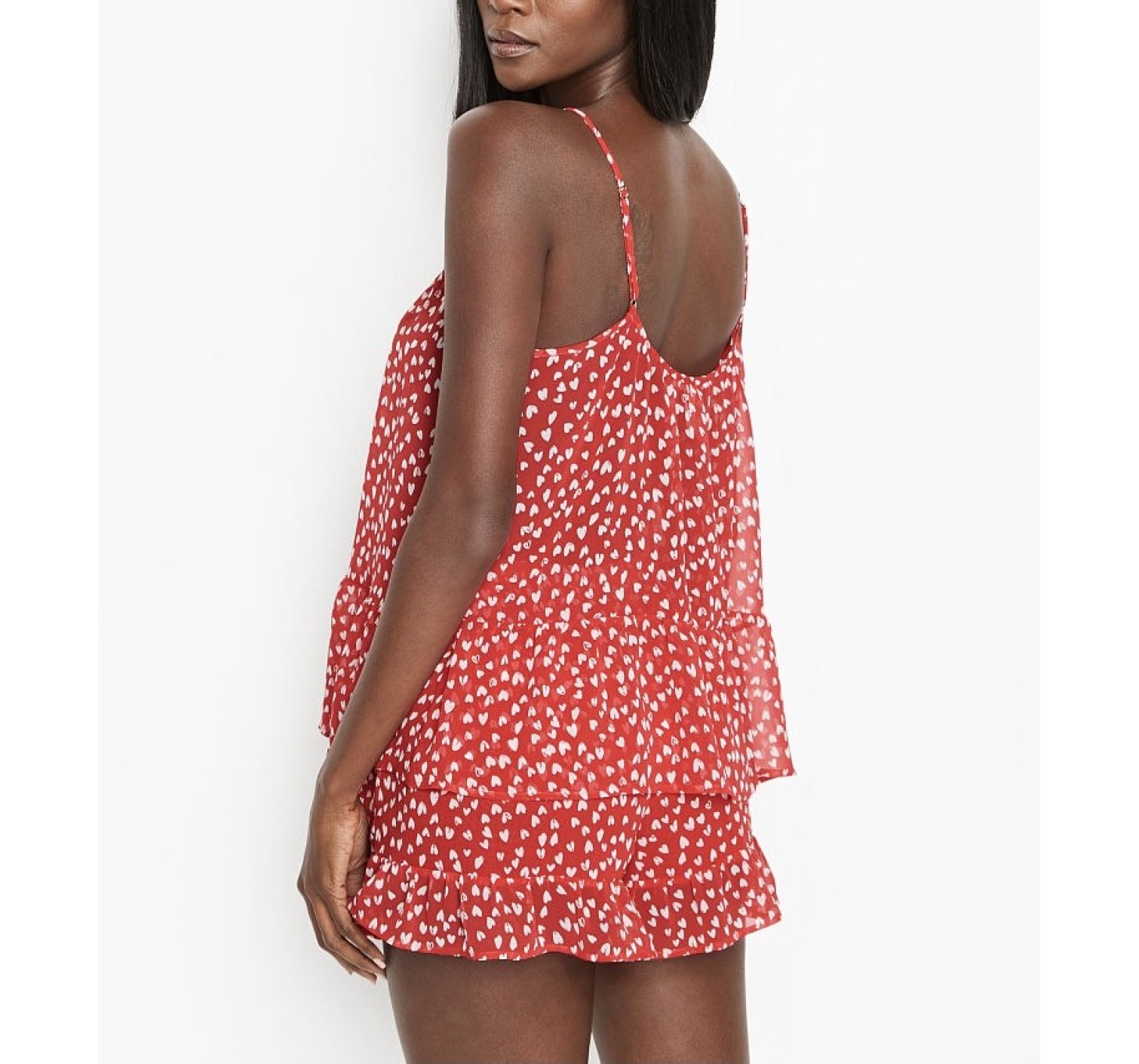 Піжама Victoria's Secret Short Cami PJ Set Heart print❤️