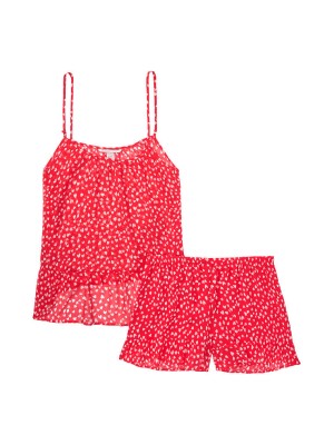 Піжама Victoria's Secret Short Cami PJ Set Heart print❤️