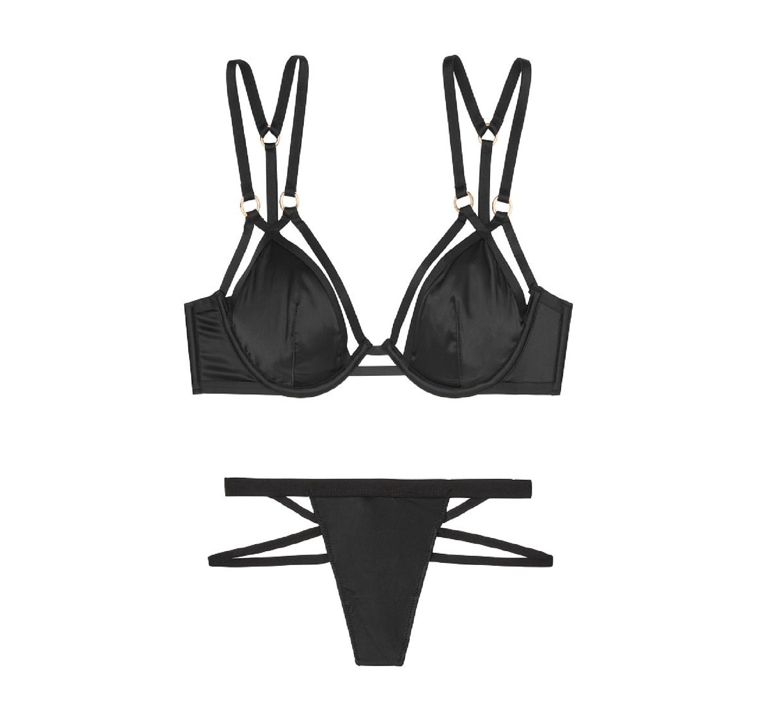 Комплект білизни Victoria's Secret VERY SEXY Unlined Plunge Bra &amp; V-string panty