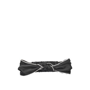 Повязка для волос VS Black Satin Knotted Headband