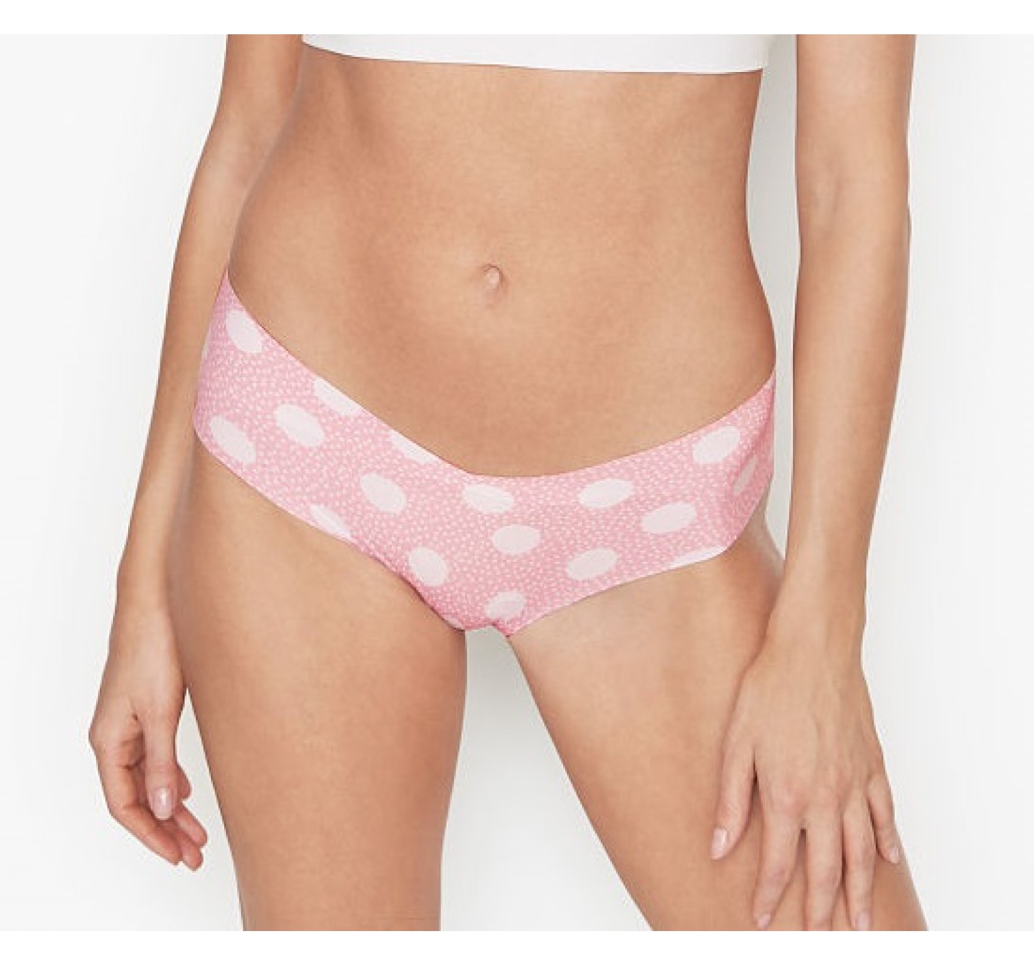 Трусики бесшовные VS No show Hiphugger panty pinky dot on dot