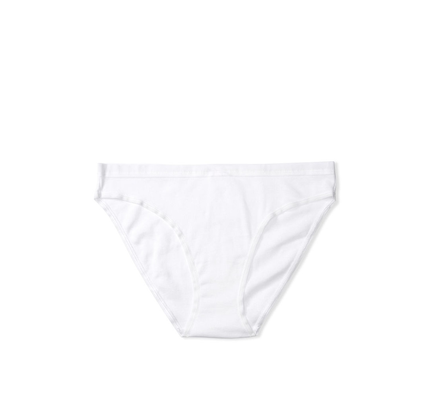 Трусики Victoria's Secret White Cotton Bikini Panty