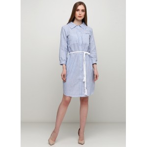 Синя сукня-сорочка Zephyros Cotton