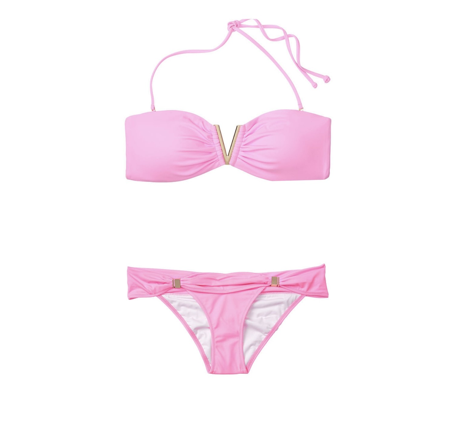 Купальник Виктория Сикрет V-hardware Bandeau Top