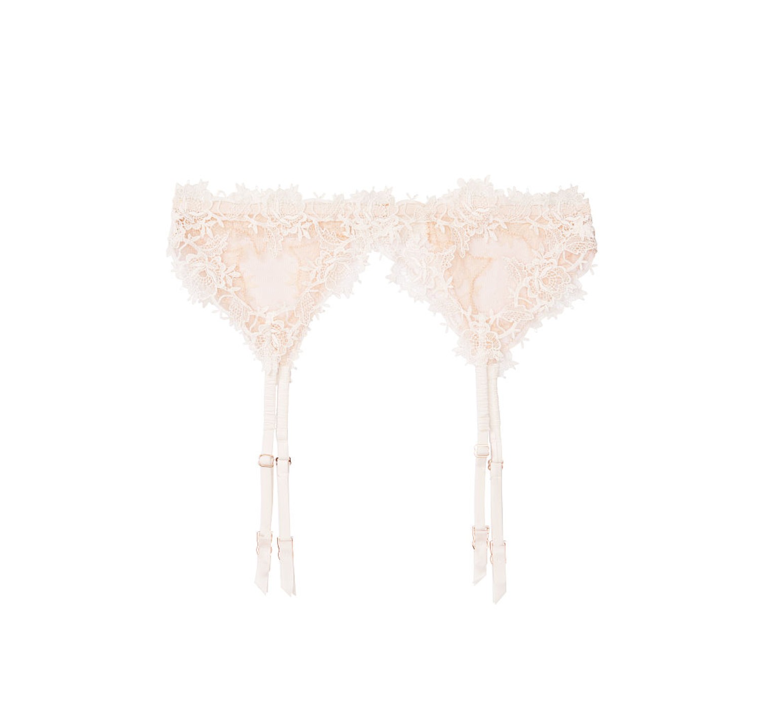 Балконет Victoria's Secret Beige Lace Bra/Garter/Panty