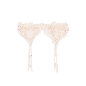 Балконет Victoria's Secret Beige Lace Bra/Garter/Panty