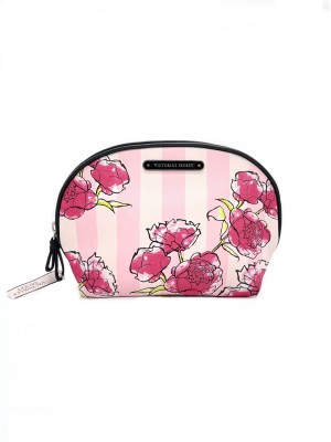 Середня косметичка Victoria's Secret Pink Stripes Flower print