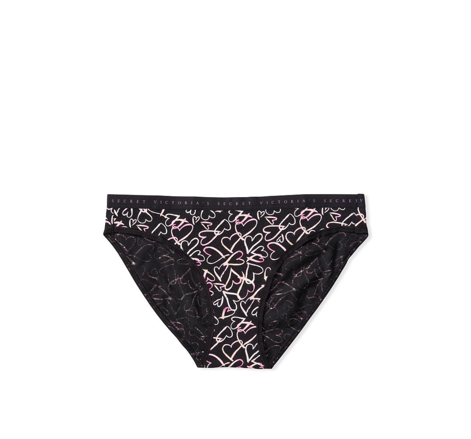 Трусики бикини Victoria’s Secret Cotton Bikini panty Heart print