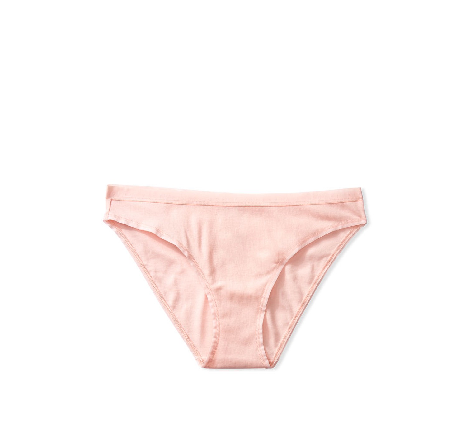Трусики хлопковые Виктория Сикрет Bikini Panty logo VS Pinky