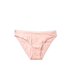 Трусики хлопковые Виктория Сикрет Bikini Panty logo VS Pinky