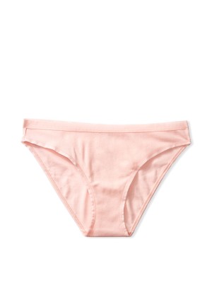 Трусики хлопковые Виктория Сикрет Bikini Panty logo VS Pinky