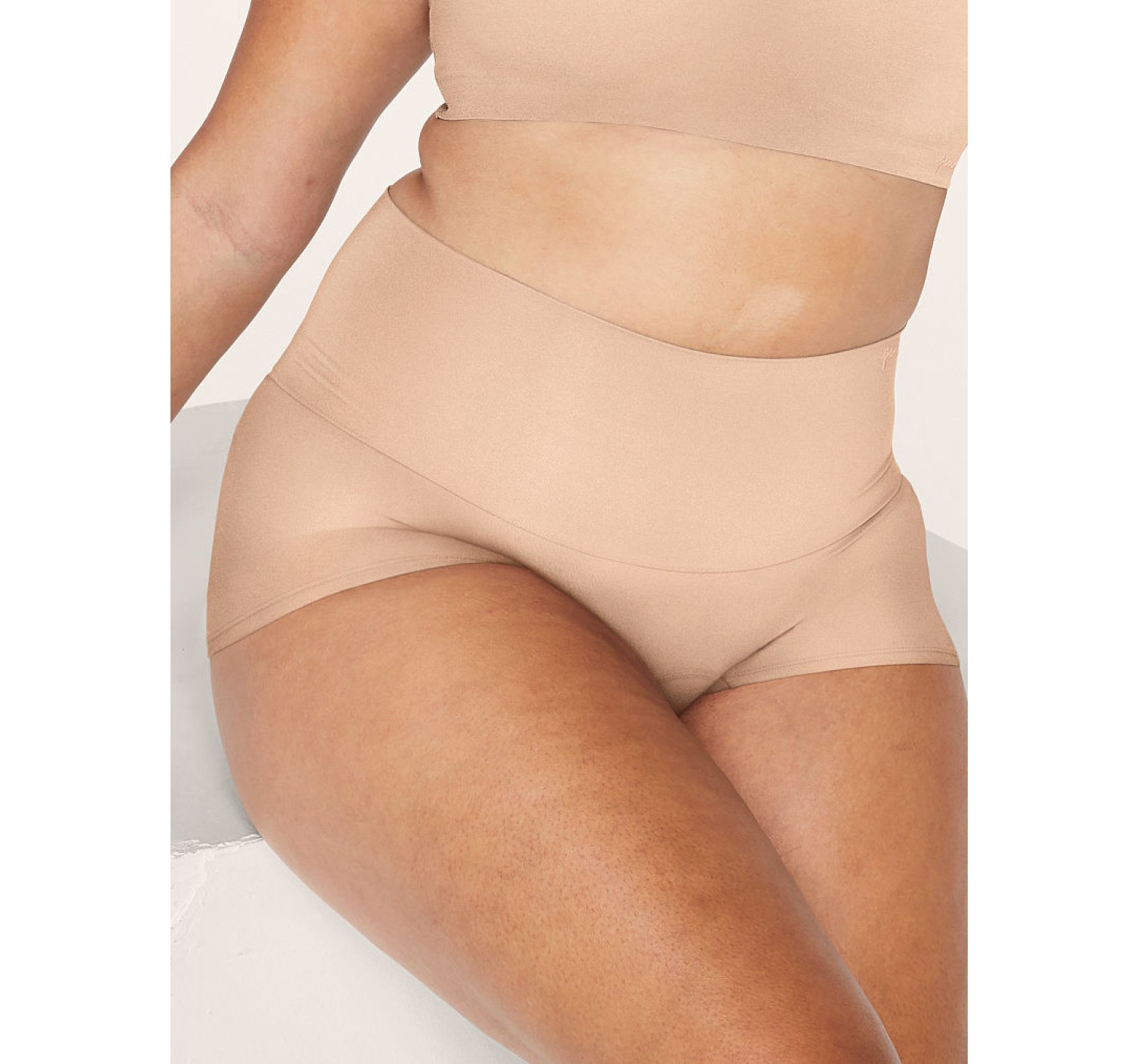 Трусики бесшовные VS No Show High waist boyshort Panty