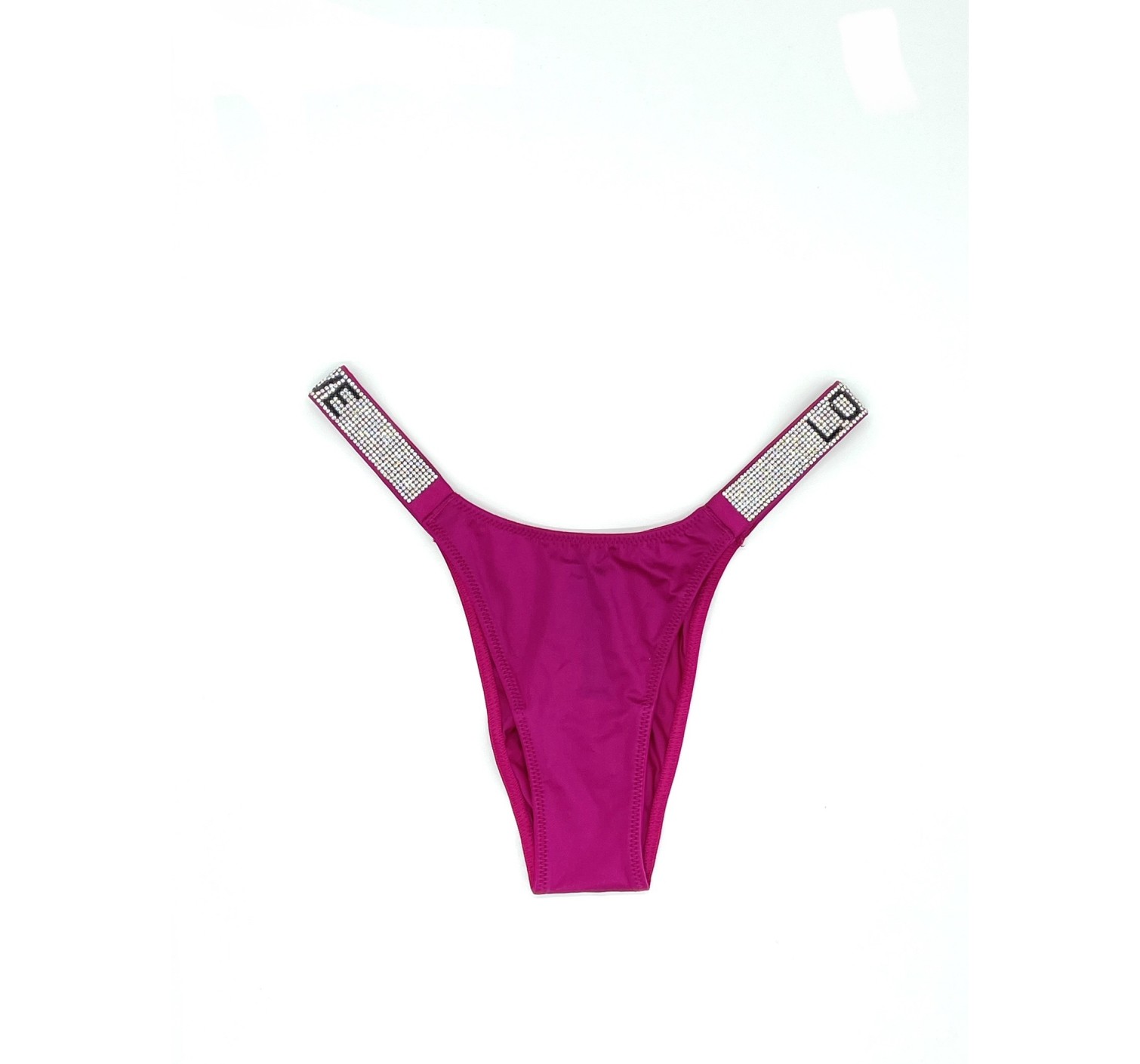 Трусики VS Very Sexy Shine Strap LOVE Brazilian Panty Fuchsia