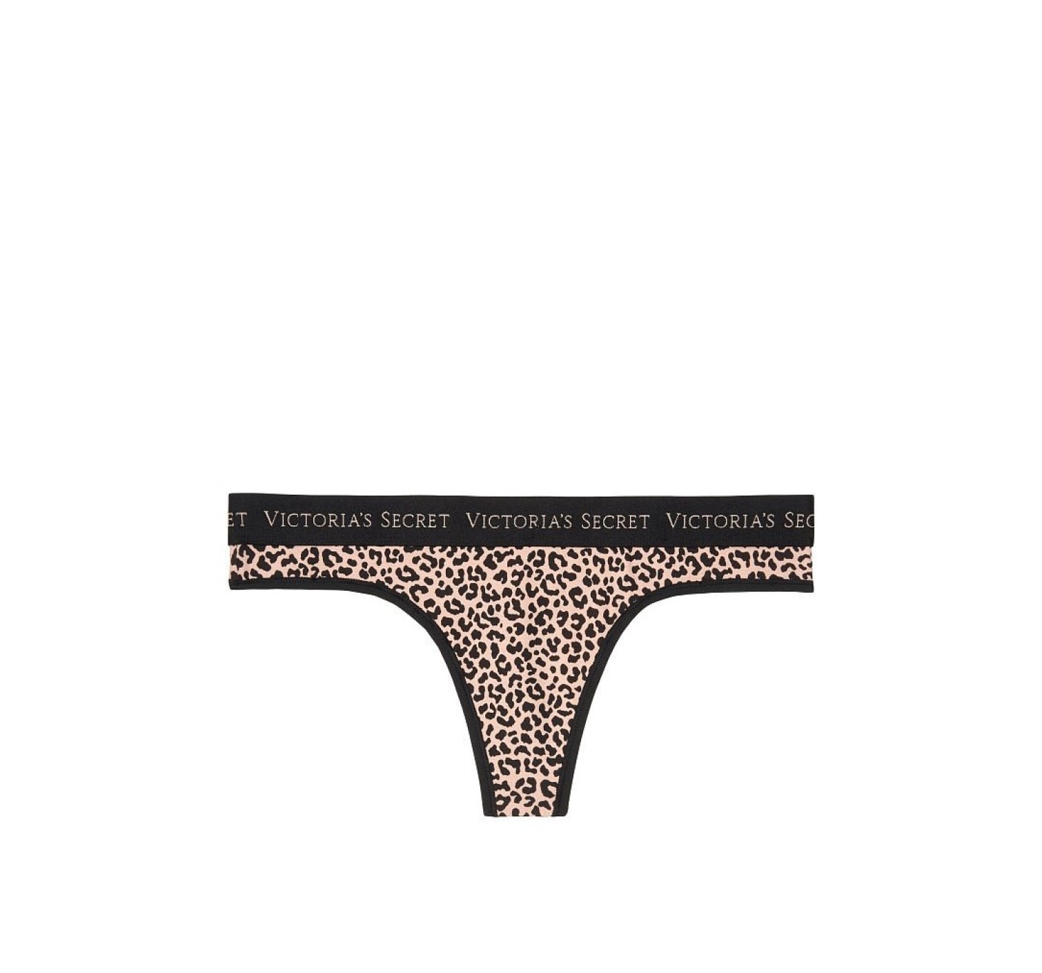 Трусики стринги Victoria's Secret Cotton Thong Panty Leopard print 