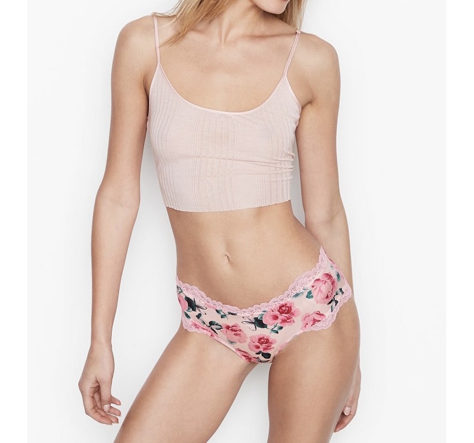 Трусики Victoria’s Secret Very Sexy Strappy Cheeky panty So Rose