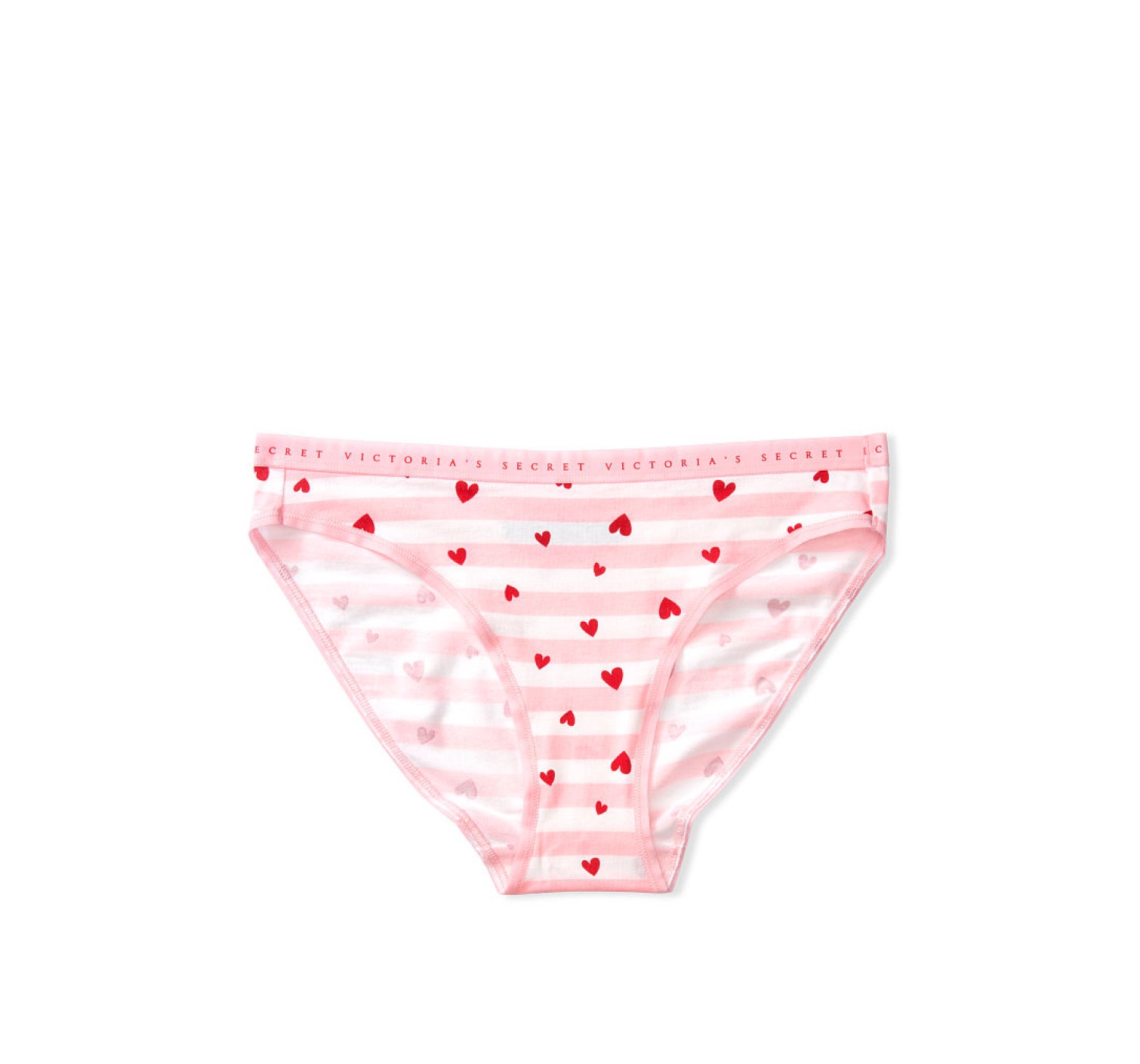 Трусики бикини Victoria’s Secret Stripes & Hearts Bikini panty