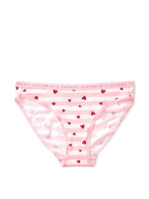Трусики бикини Victoria’s Secret Stripes & Hearts Bikini panty