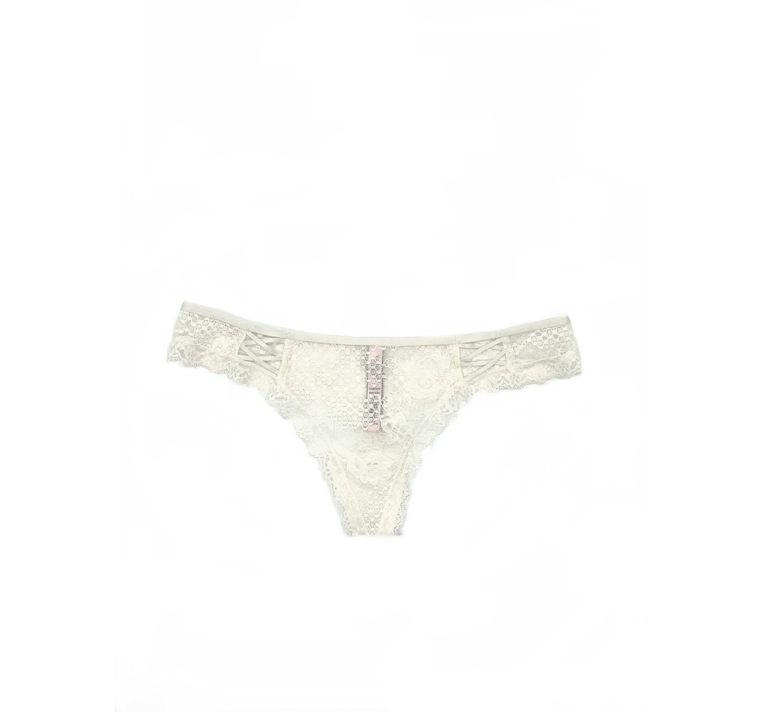 Трусики стринги Victoria's Secret Dream Angels White  Lace Thong panty