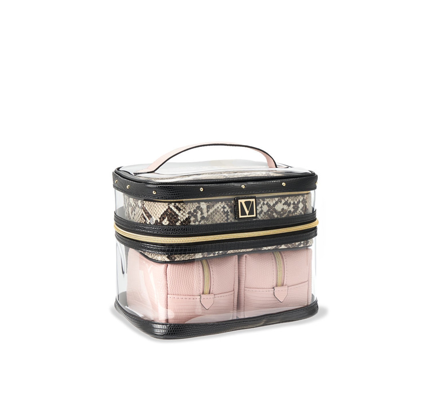 Набір косметичок 4-in-1 VICTORIA'S SECRET Train case in Animal print