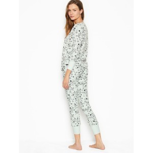 Пижама Victoria’s Secret Thermal Long PJ Set Blue Starry Sky