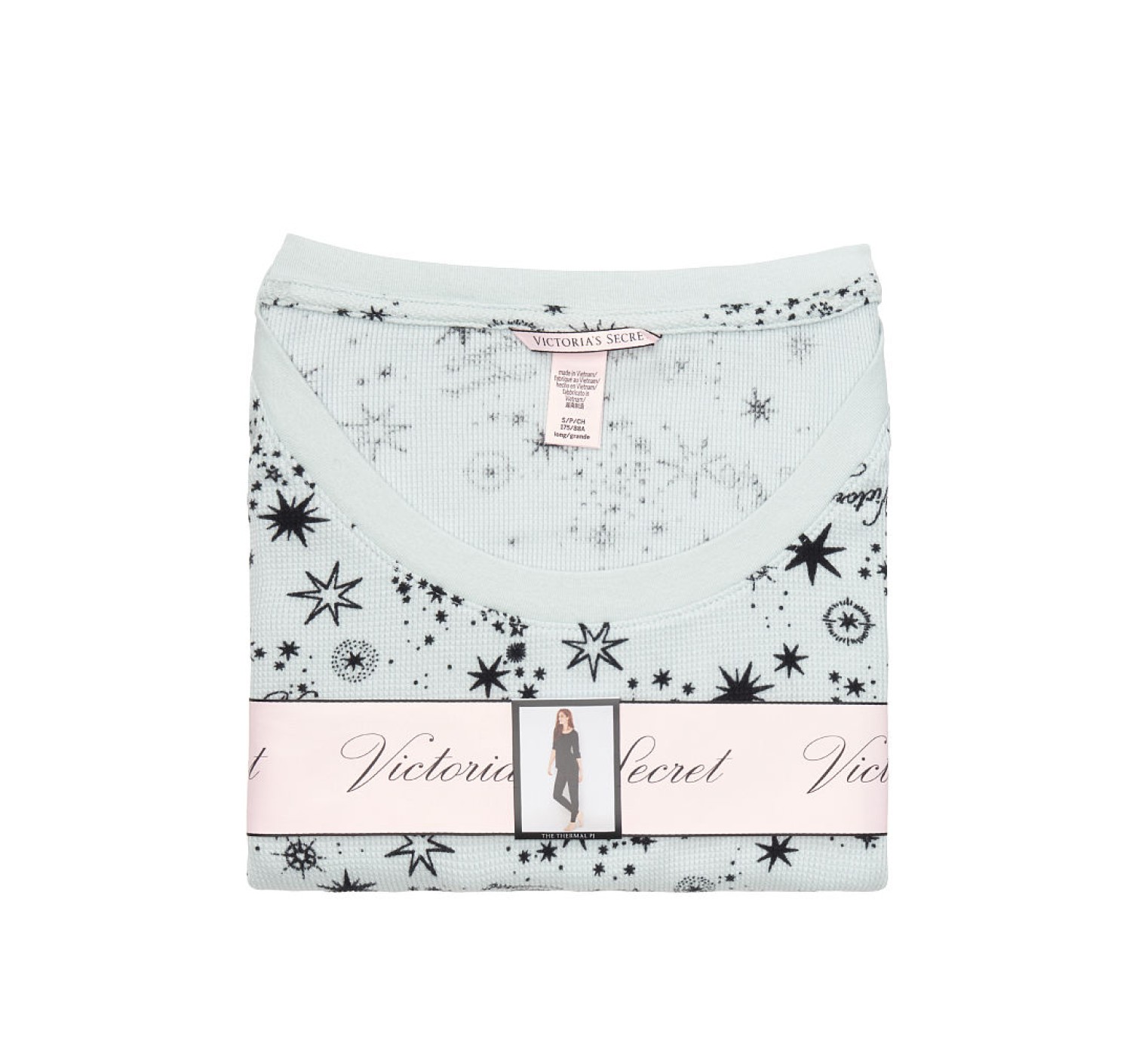 Пижама Victoria’s Secret Thermal Long PJ Set Blue Starry Sky