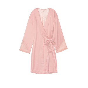 Халат Victoria’s Secret Chantilly Lace Kimono Robe Rose Tan 