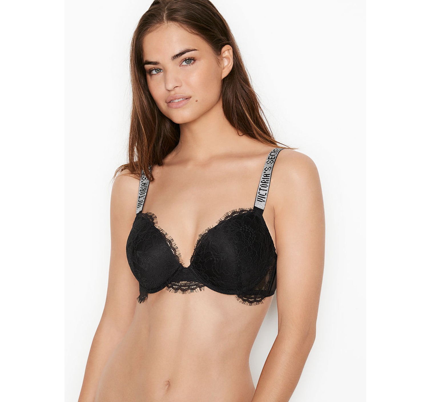 Комплект белья Very Sexy Shine Strap Black Lace