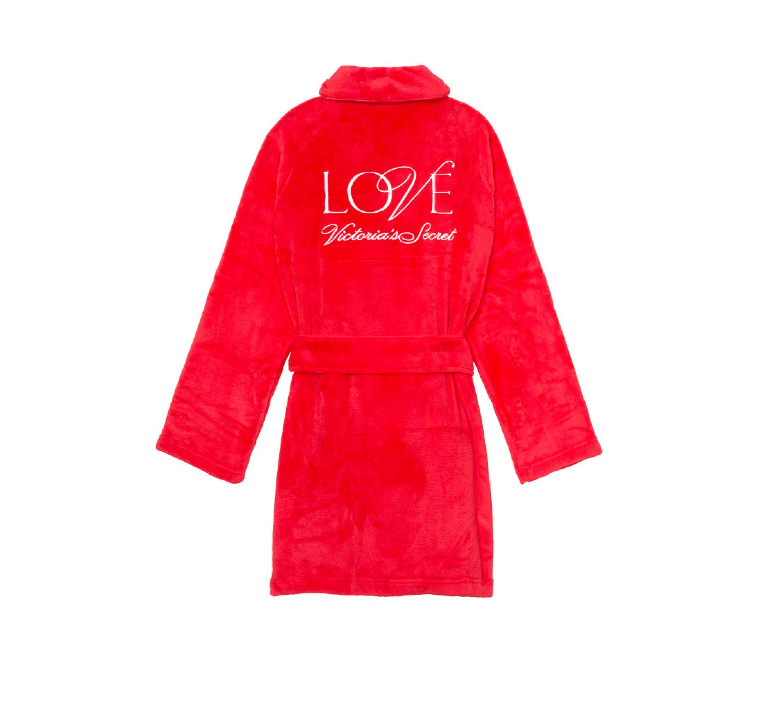 Халат Victoria’s Secret Logo Short Cozy Robe Bright Cherry