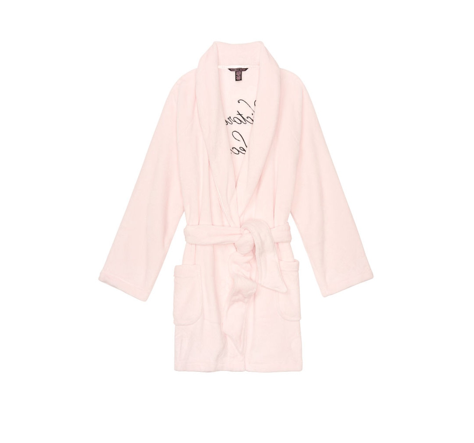 Халат Victoria’s Secret Logo Short Cozy Robe Mauve Chalk
