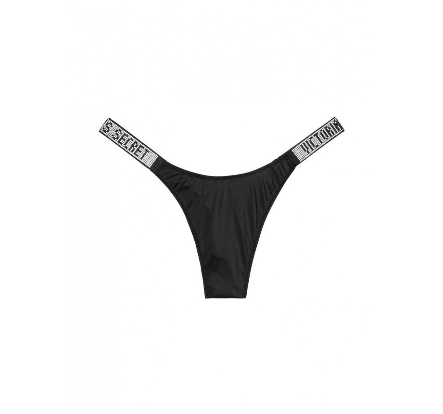 Комплект белья Victoria's Secret Very Sexy Shine Strap Black Lace push-up bra