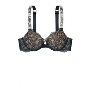 Комплект белья Victoria's Secret Very Sexy Black Lace push-up Bra