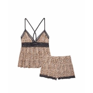 Пижама Victoria’s Secret Modal Cami PJ Set Leopard print