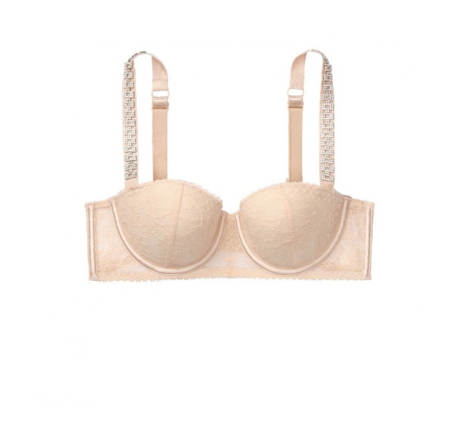 Бюстгальтер Victoria’s Secret Lightly Lined Jewel Strap Bra Champagne