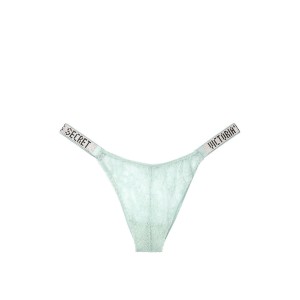 Трусики VS Very Sexy Shine Strap Mint in Lace Thong panty