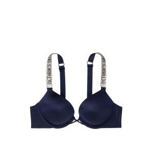 Комплект белья Victoria’s Secret Very Sexy Bombshell Add-2-cups Push-up Bra set Noir Navy