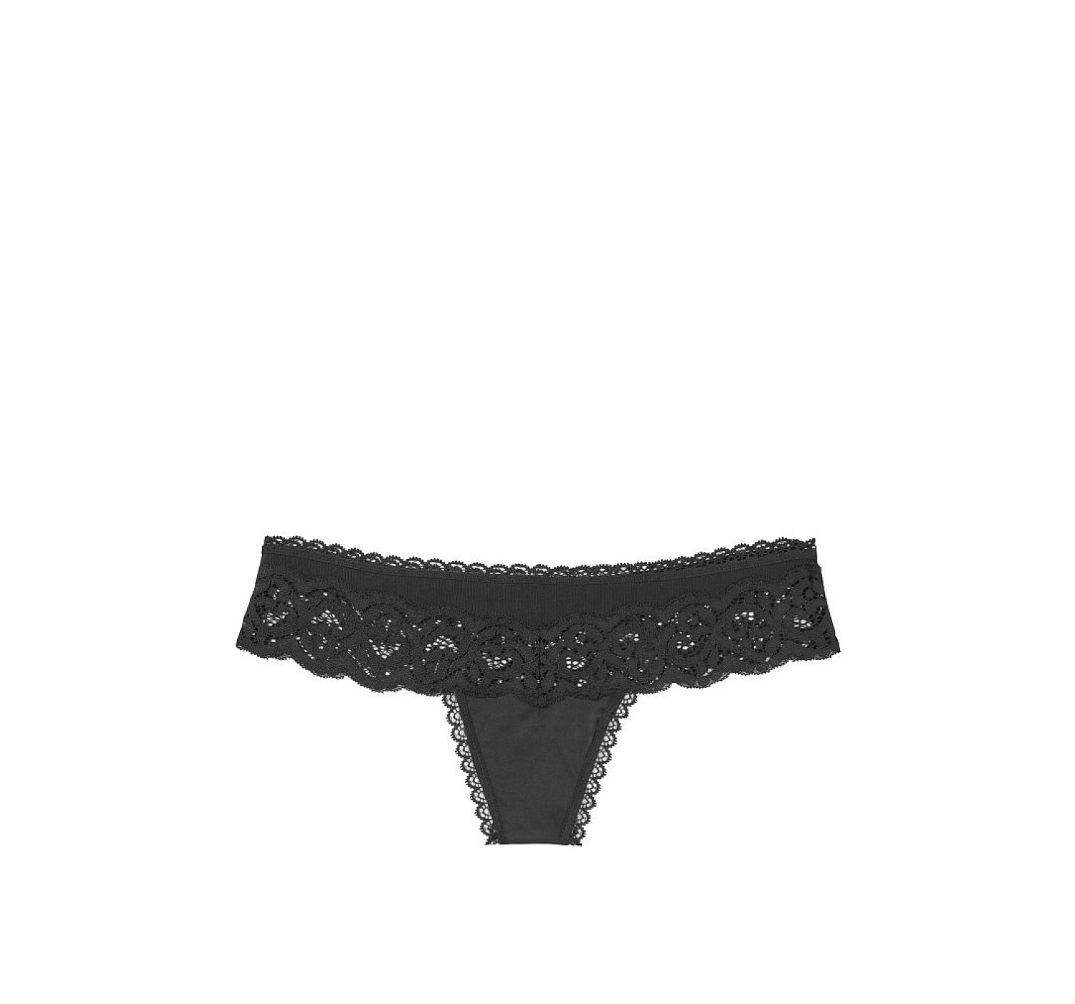 Трусики стринги Body By Victoria's Secret BlackThong Panty