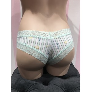 Трусики Виктория Сикрет Mint Lace Cheeky Panty 