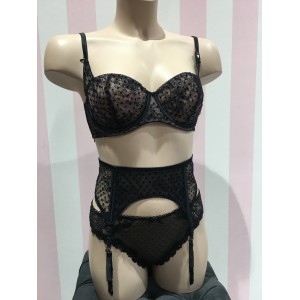 Комплект белья Victoria’s Secret Dream Angel Lace Bra set & Garter