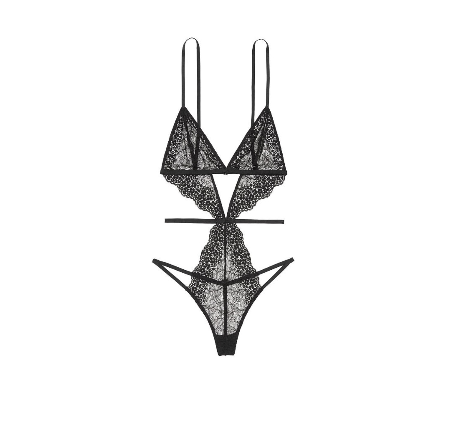 Боди Victoria’s Secret Very Sexy Strappy Black Lace