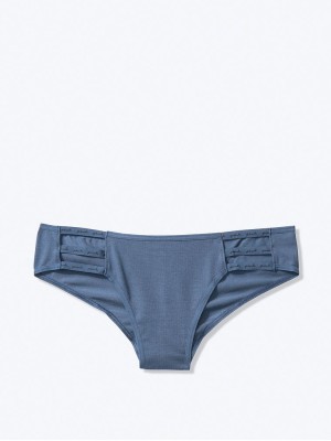 Трусики чикстер Виктория Сикрет Strappy mini logo Cheeky panty