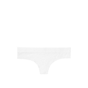 Трусики стрінги Victoria's Secret PINK White Lace Thong Panty
