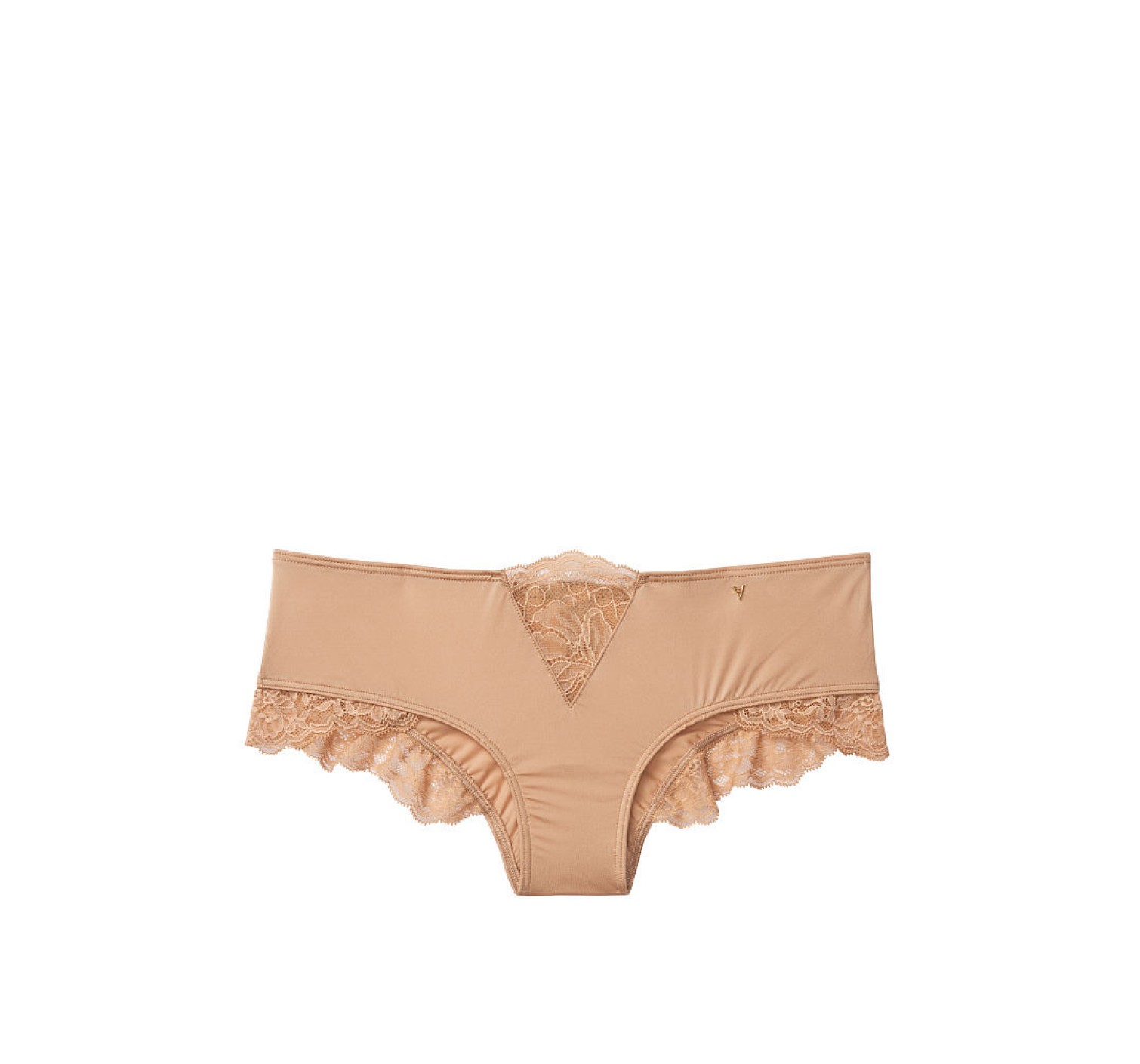 Трусики чики Victoria's Secret Very Sexy Lace Cheeky Panty Beige