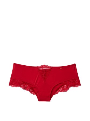 Трусики чики Victoria's Secret Very Sexy Lace Cheeky Panty Lipstick