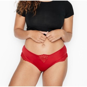 Трусики чіки Victoria's Secret Very Sexy Lace Cheeky Panty Lipstick