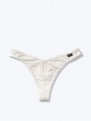Трусики стринги Виктория Сикрет ПИНК Cotton Thong Panty 