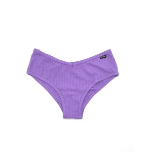 Трусики чики VS PINK Ribbed Cotton Cheekster Panty сиреневые