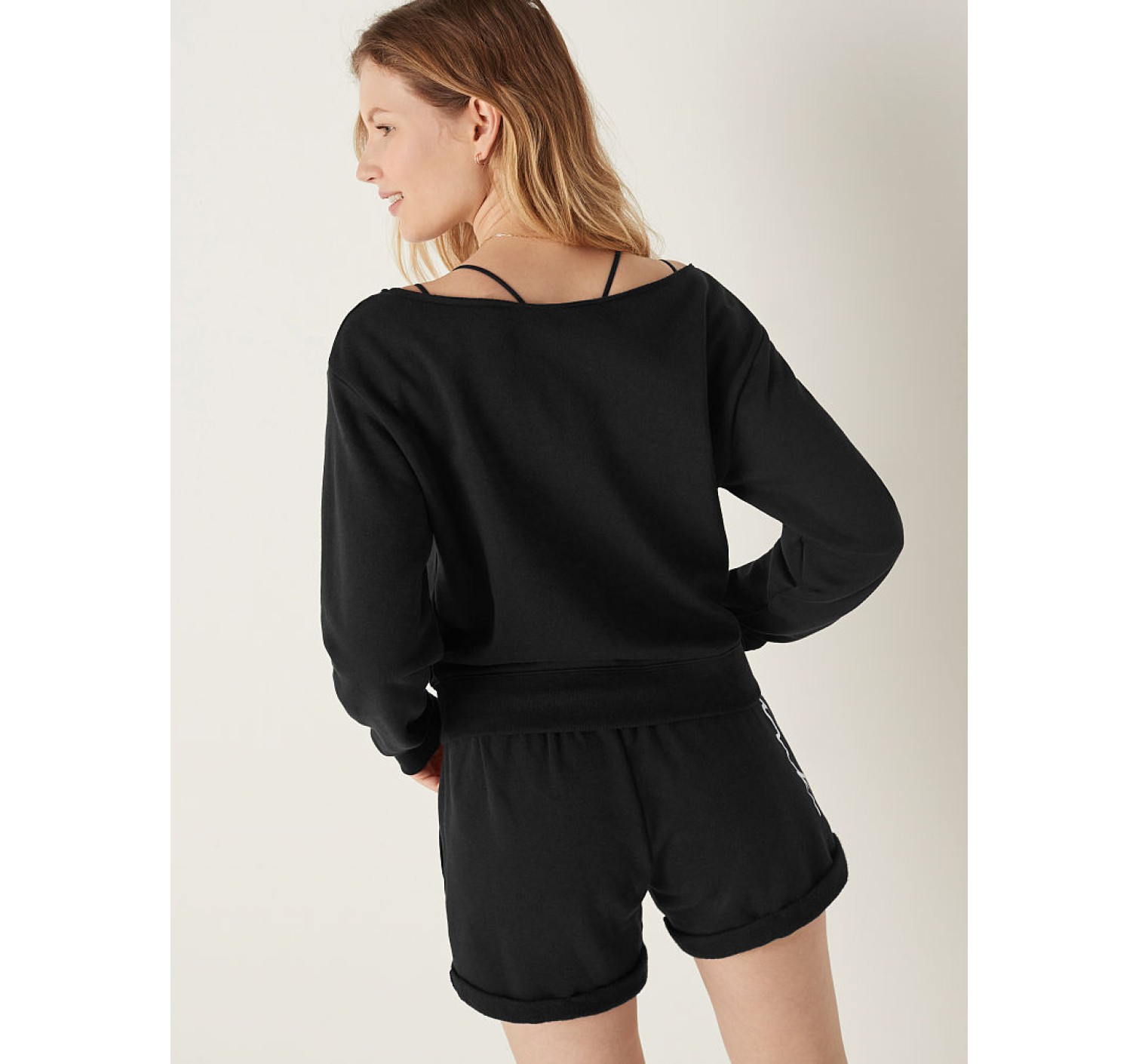 Спортивний костюм Victoria's Secret SPORTShort Fleece set Black