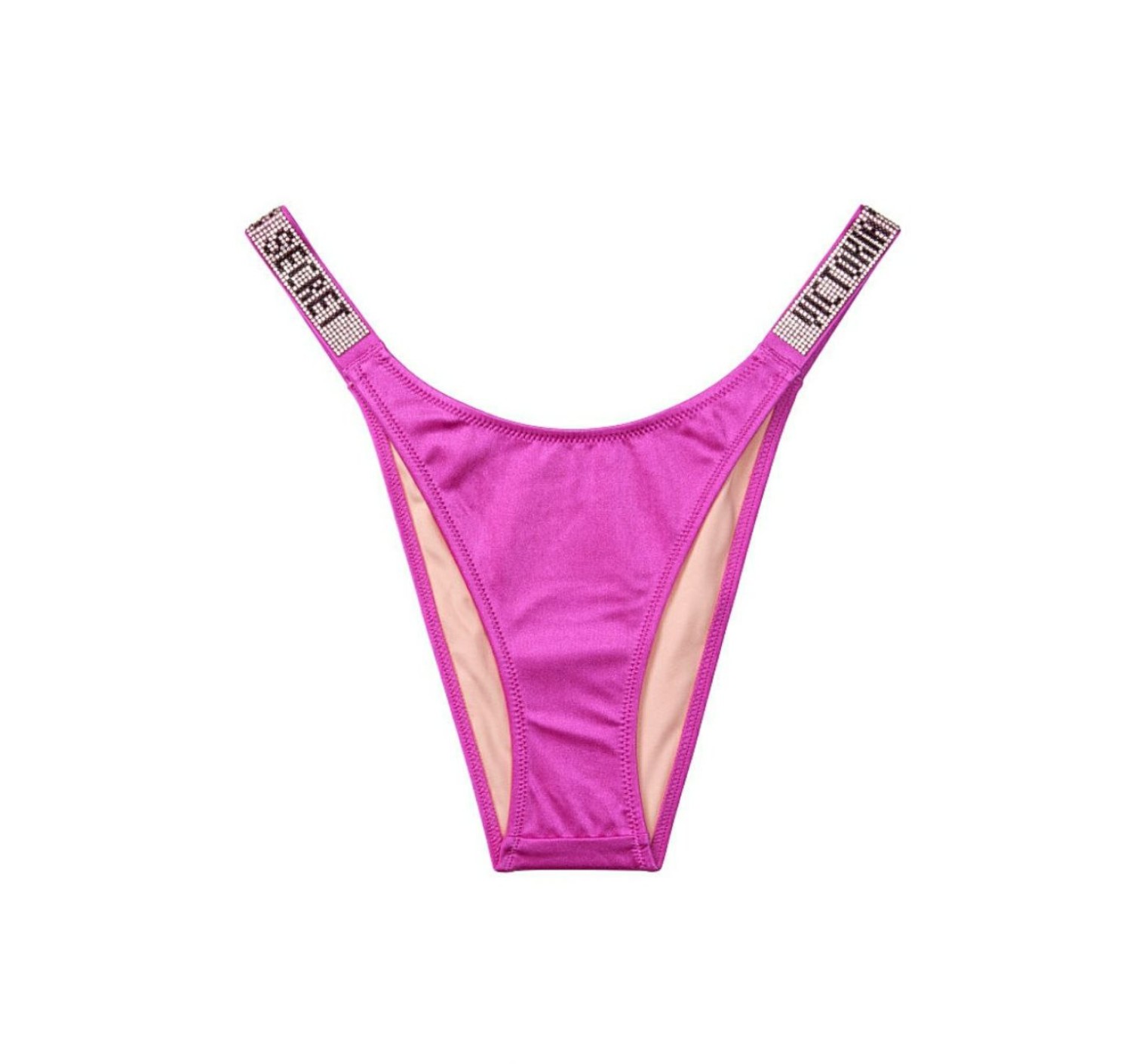Бикини Виктория Сикрет c двойным пушап Shine Strap SWIM Fuchsia