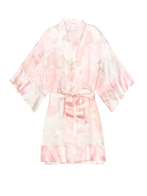 Сатиновый халат Flounce Satin Robe
